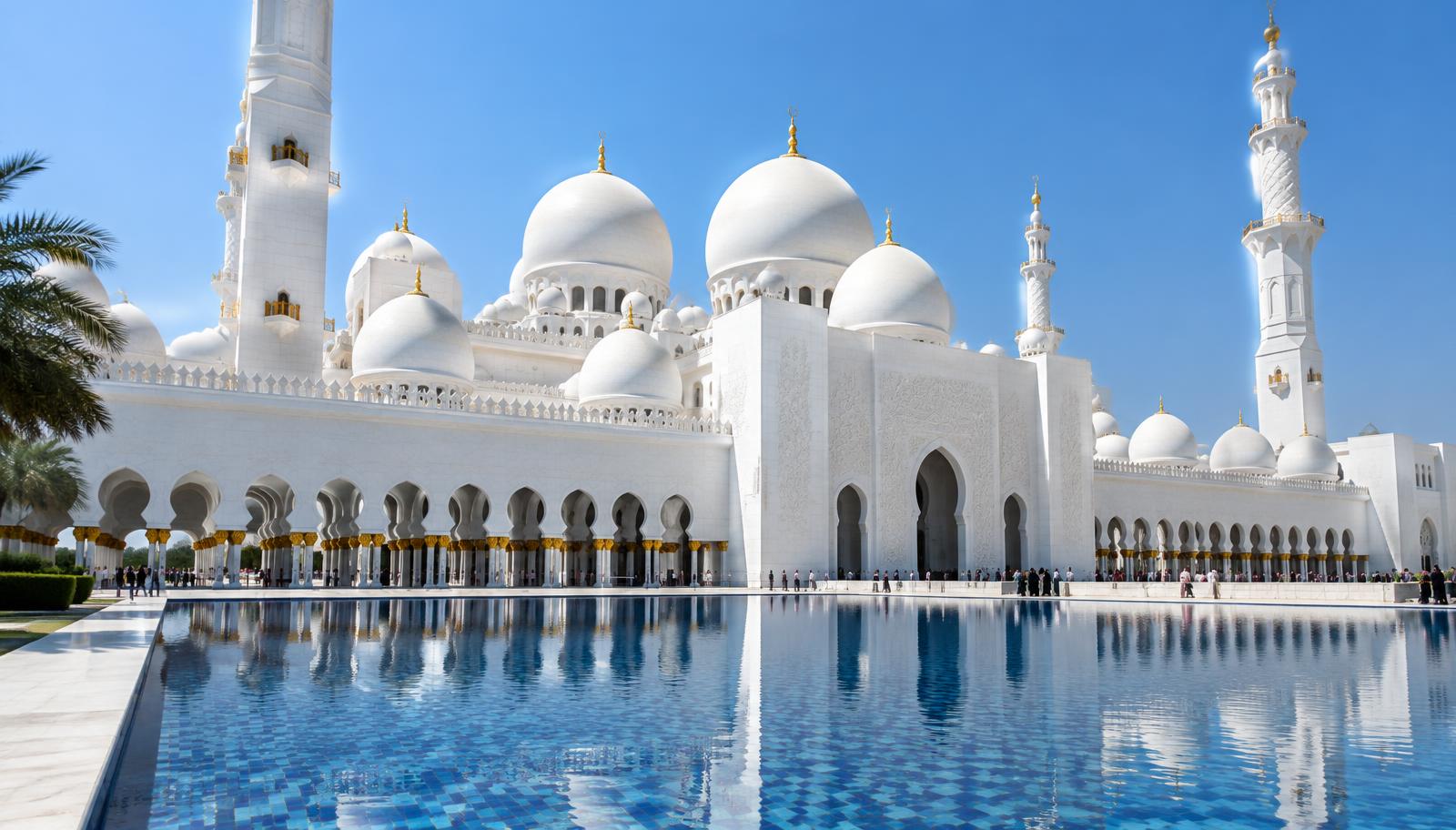 Grande Mesquita Sheikh Zayed, em Abu Dhabi